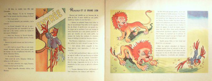 Bd MIAOU La CHATTE-ROCOCO CONCIERGE du ZOO-TRUBERT-ONCLE PIPE Eo 1947