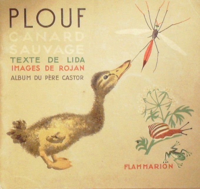 Bd PERE CASTOR-PLOUF CANARD SAUVAGE-Illustrateur LIDA Eo 1935