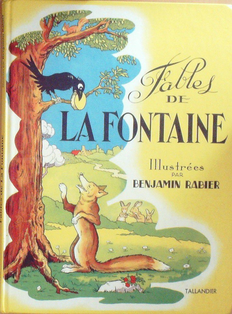 Bd FABLES de LA FONTAINE-Illustrateur Benjamin RABIER-(Tallandier) 1994