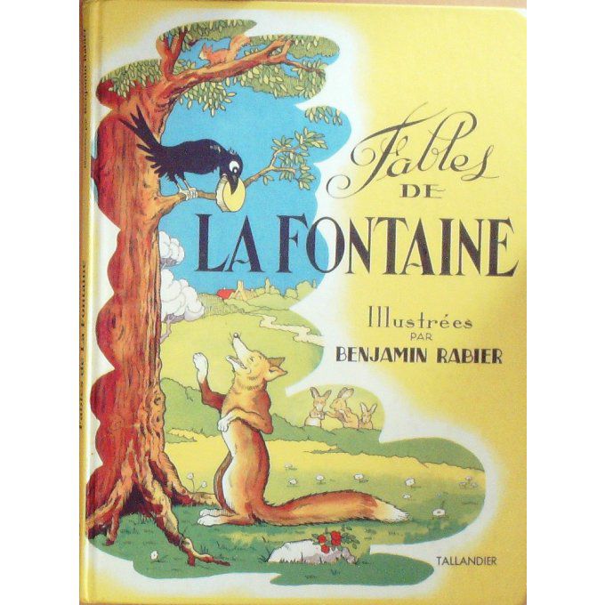 Bd FABLES de LA FONTAINE-Illustrateur Benjamin RABIER-(Tallandier) 1994