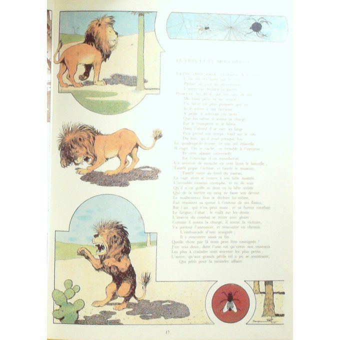 Bd FABLES de LA FONTAINE-Illustrateur Benjamin RABIER-(Tallandier) 1994