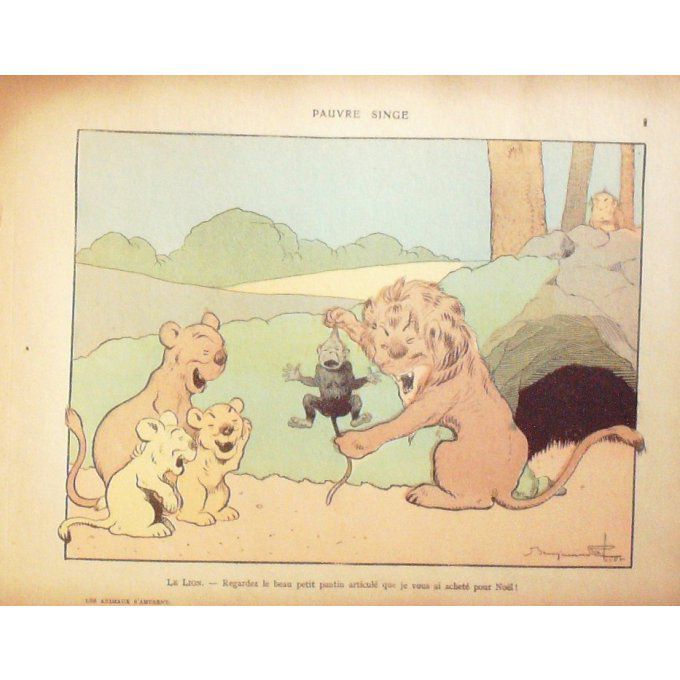 Bd LES ANIMAUX S'AMUSENT-Benjamin RABIER-P.DUPONT-(Garnier) Eo 1926