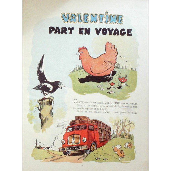 Bd VALENTINE PART en VOYAGE-Illustrateur Maurice PARENT (Tallandier) Eo 1951