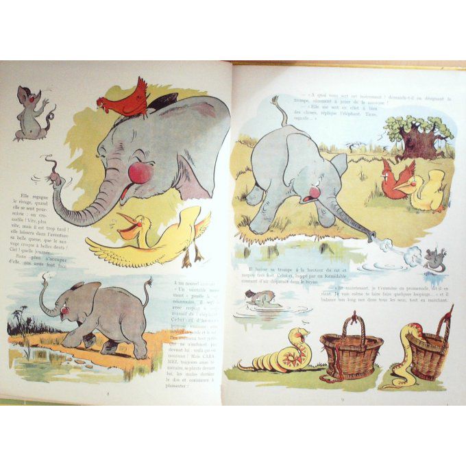 Bd VALENTINE et CARAMEL en AFRIQUE-Illustrateur Maurice PARENT-(Tallandier) Eo 1952