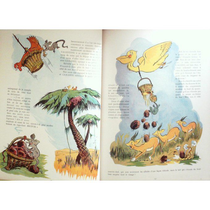 Bd VALENTINE et CARAMEL en AFRIQUE-Illustrateur Maurice PARENT-(Tallandier) Eo 1952