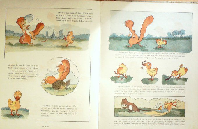 Bd FINETTE et ROUDOUDOU +son EDUCATION-Illustrateur PARENT Maurice Eo 1947