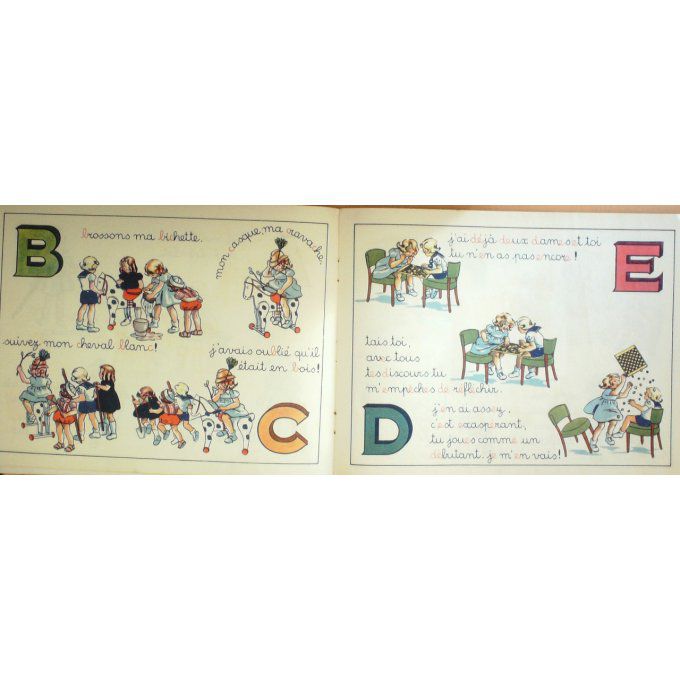 Bd BIBICHE et son ALPHABET-Illustrateur BLANCHARD-(MAILLET & Cie) Eo 1946