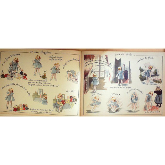 Bd BIBICHE PETITE FILLE-Illustrateur BLANCHARD-(J BARRE) Eo 1946
