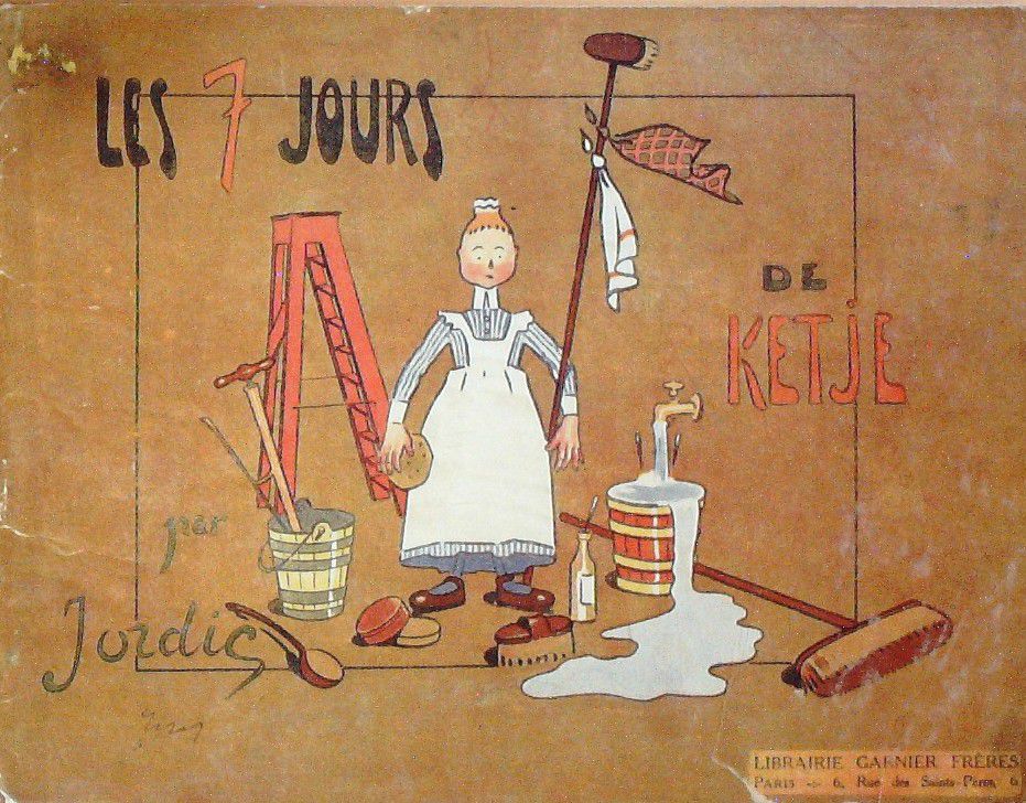 Bd LES 7 JOURS de KETJIE-Illustrateur JORDIC-(Garnier) Eo 1923