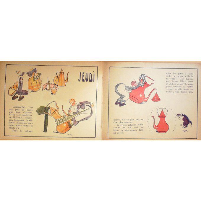 Bd LES 7 JOURS de KETJIE-Illustrateur JORDIC-(Garnier) Eo 1923