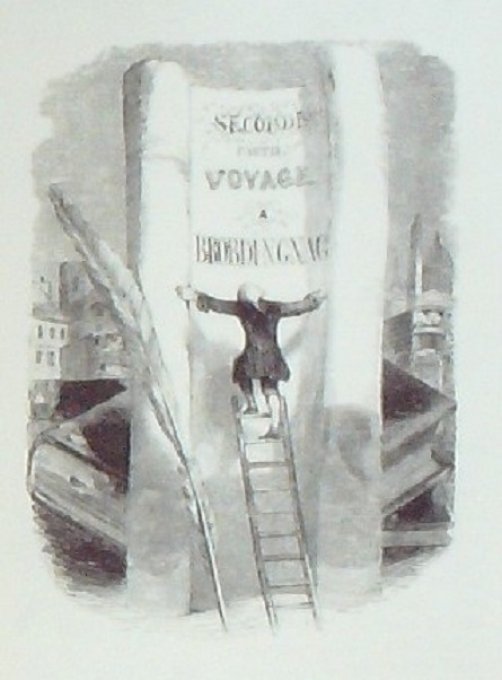Grandville Voyages Gulliver par Swift Walter Scott 1856