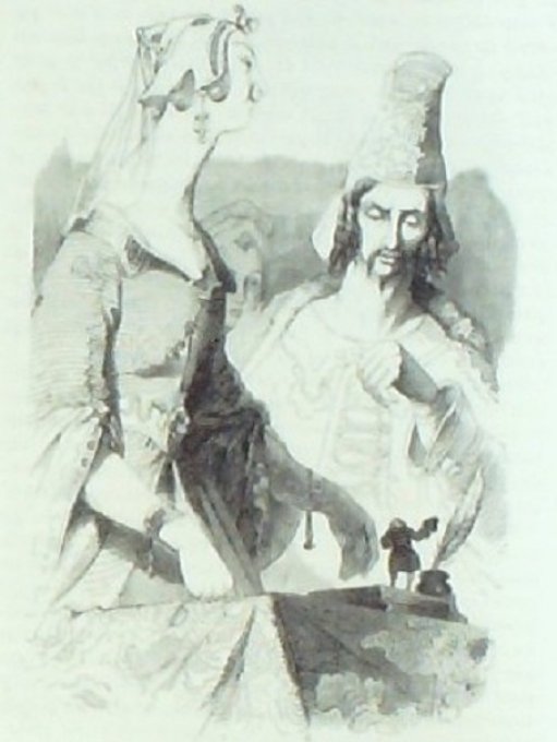 VOYAGES de GULLIVER-SWIFT-Illustré GRANDVILLE-Walter SCOTT (Edit GARNIER) 1856