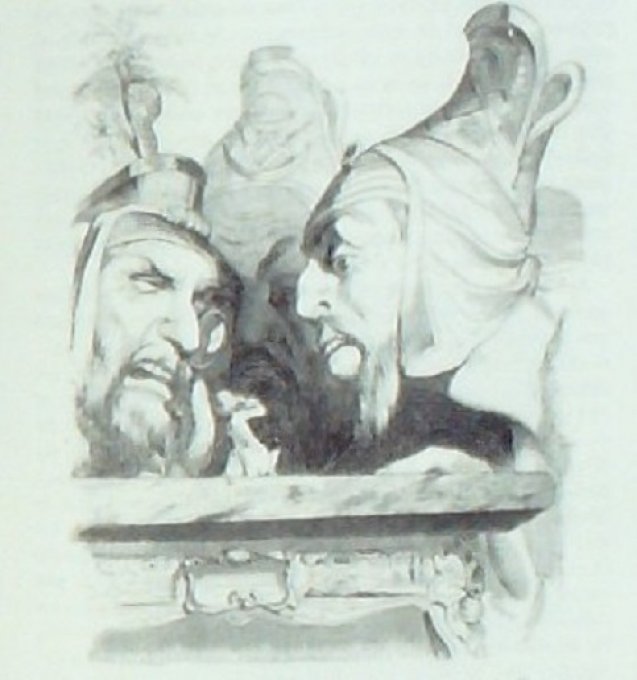 Grandville Voyages Gulliver par Swift Walter Scott 1856