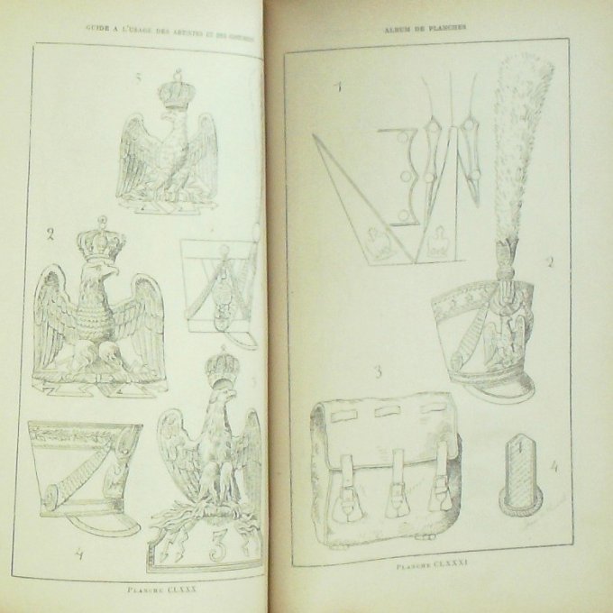 GUIDE à l'USAGE des ARTISTE et COSTUMIERS-H MALIBRAN 1907 Rare