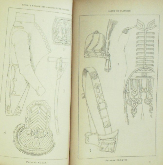 GUIDE à l'USAGE des ARTISTE et COSTUMIERS-H MALIBRAN 1907 Rare