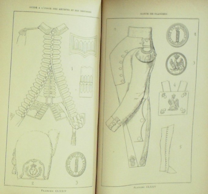 GUIDE à l'USAGE des ARTISTE et COSTUMIERS-H MALIBRAN 1907 Rare