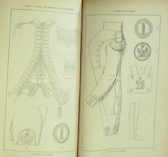 GUIDE à l'USAGE des ARTISTE et COSTUMIERS-H MALIBRAN 1907 Rare