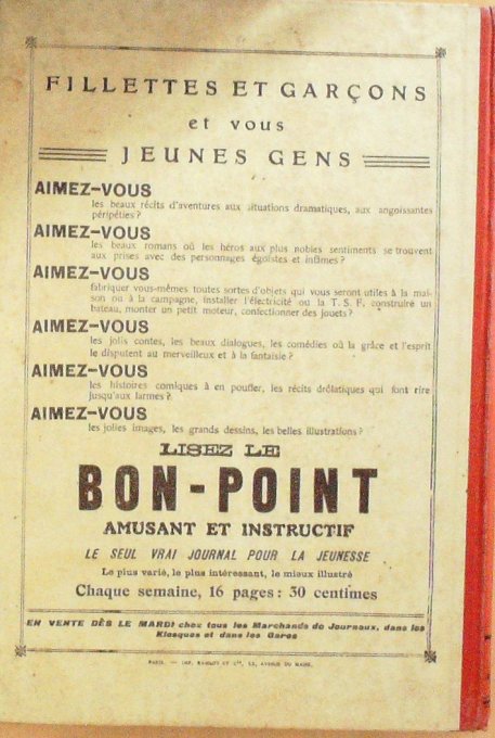 Bd BOY SCOUT-TOUR du MONDE-Arnould Galopin (n° 26/50)-1932