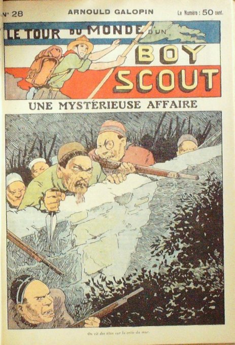 Bd BOY SCOUT-TOUR du MONDE-Arnould Galopin (n° 26/50)-1932