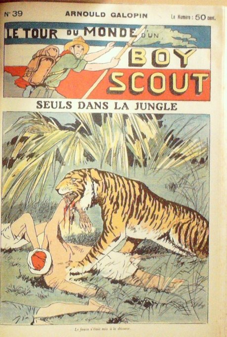 Bd BOY SCOUT-TOUR du MONDE-Arnould Galopin (n° 26/50)-1932