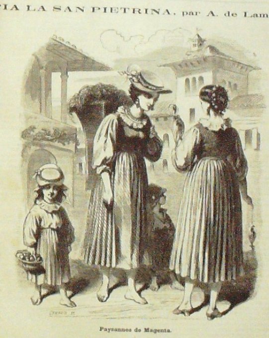 L'OUVRIER SCENES de vie ROMAINE (édit BLERIOT) 1875-77