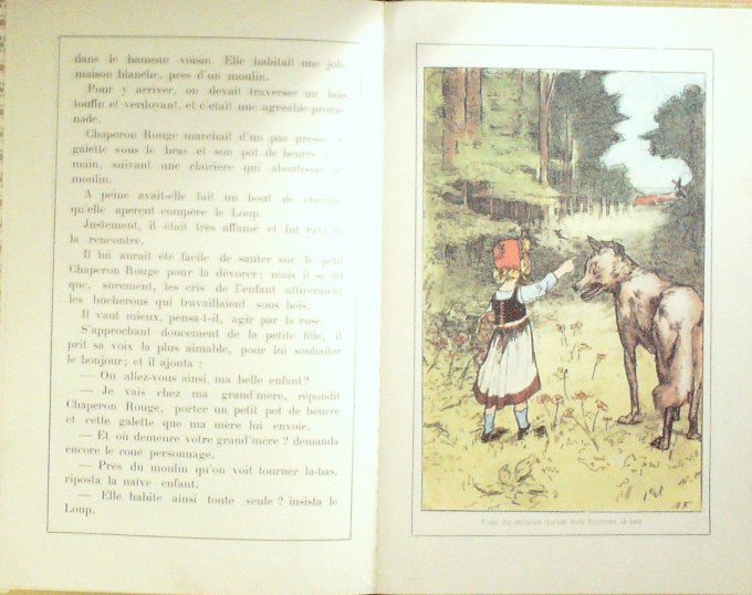 Bd LE PETIT CHAPERON ROUGE-Illustrateur FAURON-Ch.PERRAULT-(RUYANT) 1982