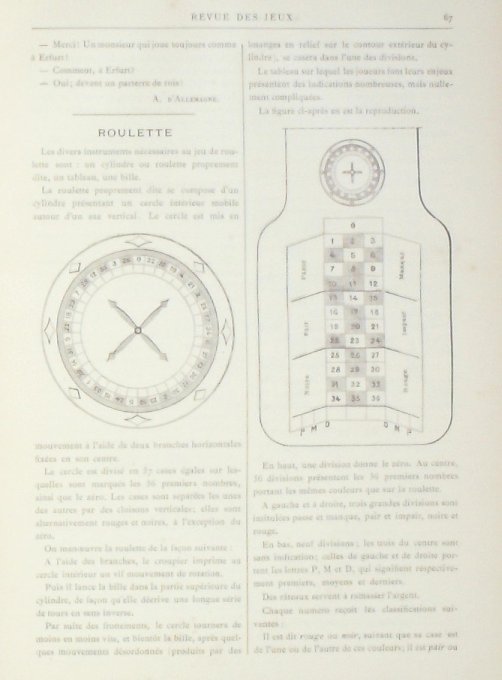 REVUE des JEUX-Moniteur des MATCHS x 57 (1889-90) rare