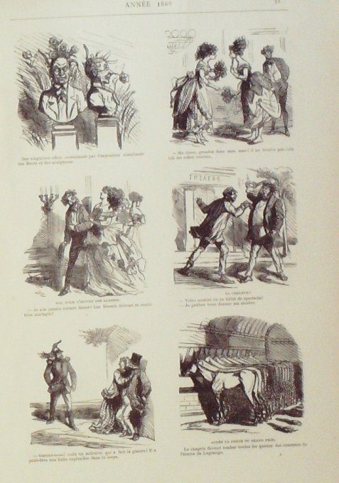 DOUZE ANNEES COMIQUES-Illustrateur CHAM-(Edit CALMANN LEVY) Eo 1887