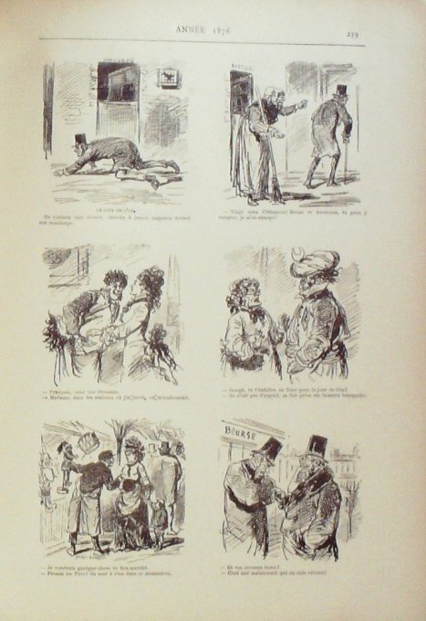 DOUZE ANNEES COMIQUES-Illustrateur CHAM-(Edit CALMANN LEVY) Eo 1887