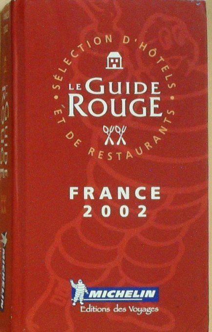 Guide rouge MICHELIN 2002 95ème édition France