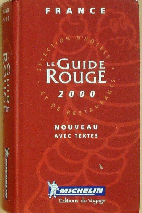 Guide rouge MICHELIN 2000 93ème édition France