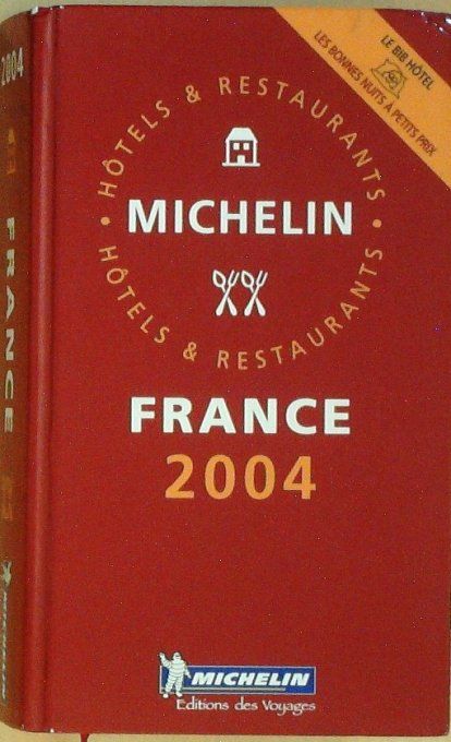 Guide rouge MICHELIN 2004 97ème édition France