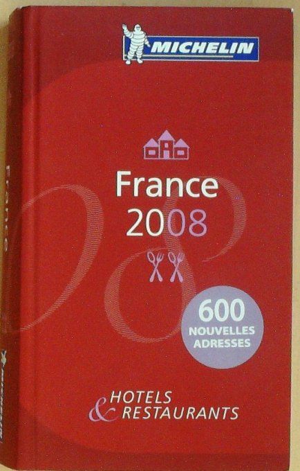 Guide rouge MICHELIN 2008 101ème édition France