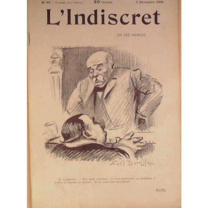 L'indiscret 1902 n° 10 PREJELAN GOTTLOB JEANNIOT FORAIN MENARD BOUTET DORVILLE