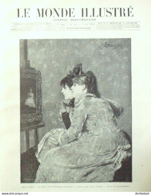 Le Monde illustré 1892 n°1845 Russie Saratow choléra Trouville (14) Seychelles îles Aldabra Tunis