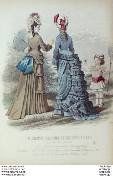 Journal des Dames Demoiselles 1874 # 1249 (Maison Plument)