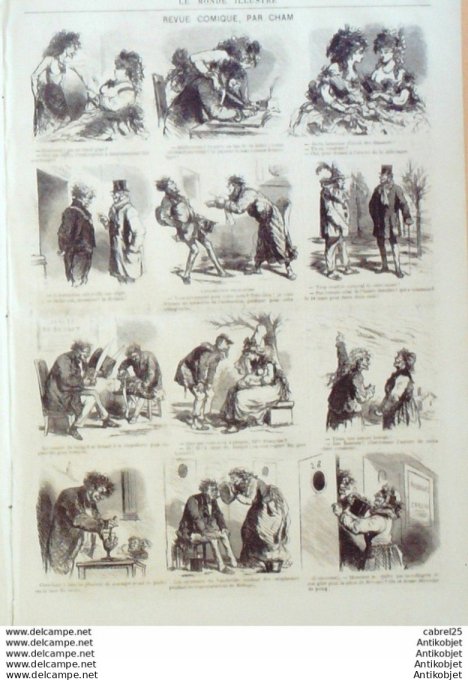 Le Monde illustré 1872 n°778 Antibes (06) Brestplougastel (29) Belgique Anvers Viet-Nam Go Kong