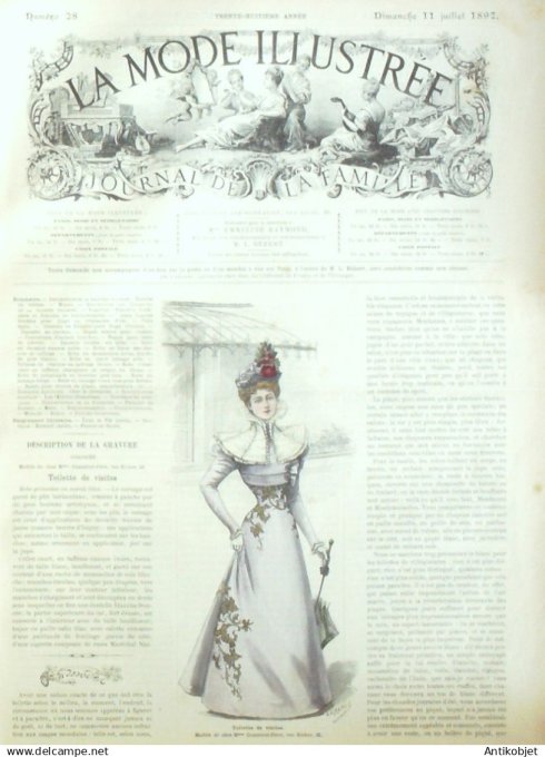 Le Monde illustré 1896 n°2072 Cuba Sarah Bernhardt Ethiopie Harrar Ghibi Ménélik