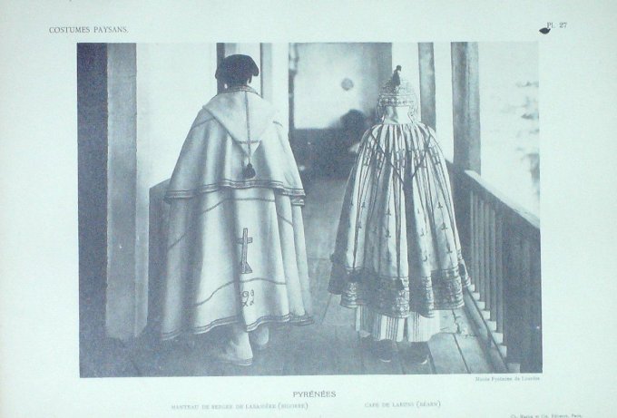 Nouvelle-Aquitaine Pyrenees-Bearn Cape De Laruns 1875