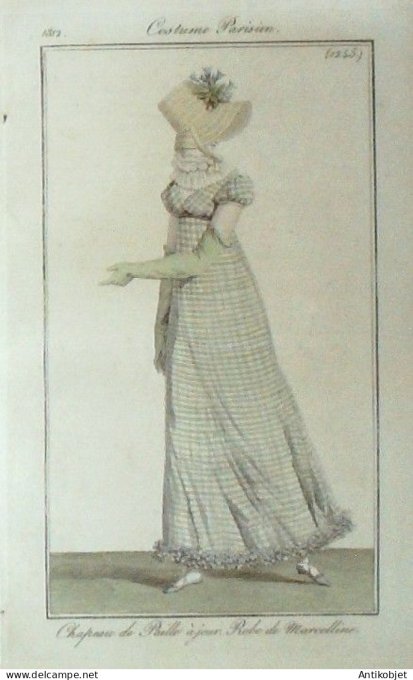 Costume Parisien 1812 # 1245 Robe de Marcelline