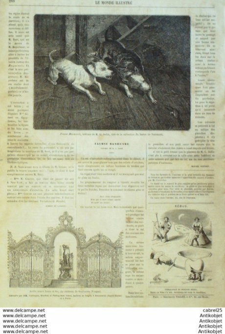Le Monde illustré 1862 n°264 Herzégovie Vucuti Cristak Omer Pacha Pennsylvanie Pittsburg