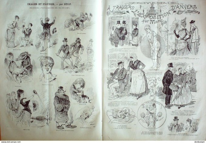 Le Journal Amusant 1885 # 1505 Souvenirs du tir de Vincennes par Josias