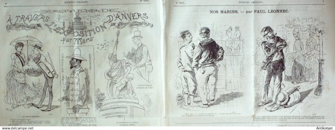 Le Journal Amusant 1885 # 1505 Souvenirs du tir de Vincennes par Josias