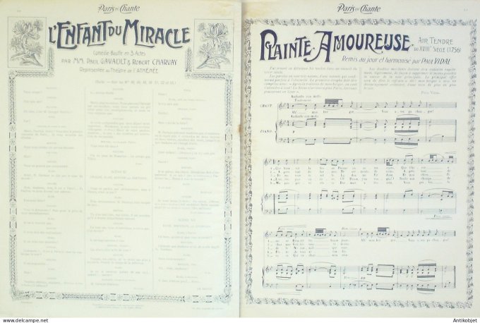 Paris qui chante 1904 #54 Les Elks Le Kikapoo Dranem Rictus Lejal Dalaza