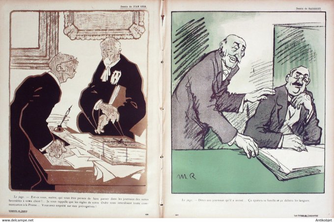 L'Assiette au beurre 1908 # 391 Les gaités de l'instruction Bernard Edouard