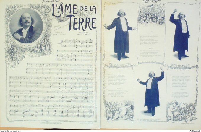 Paris qui chante 1904 n° 54 Les Elks Le Kikapoo Dranem Rictus Lejal Dalaza