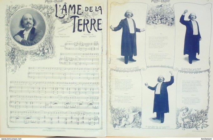 Paris qui chante 1904 #54 Les Elks Le Kikapoo Dranem Rictus Lejal Dalaza