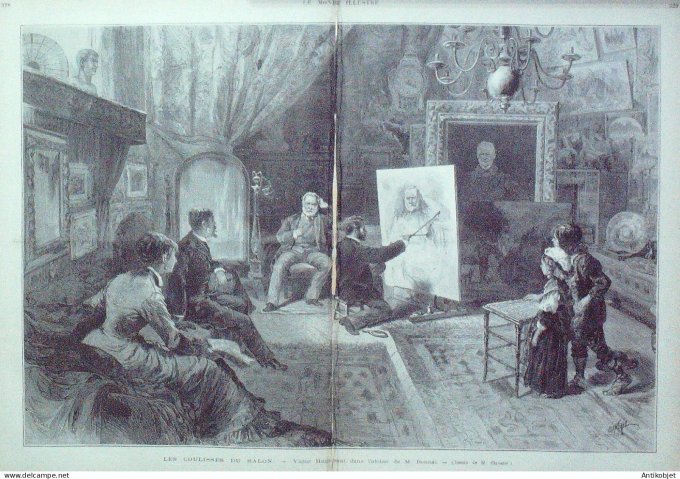 Le Monde illustré 1879 n°1156 Marseille (13) Abbé de l'épée Victor Hugo