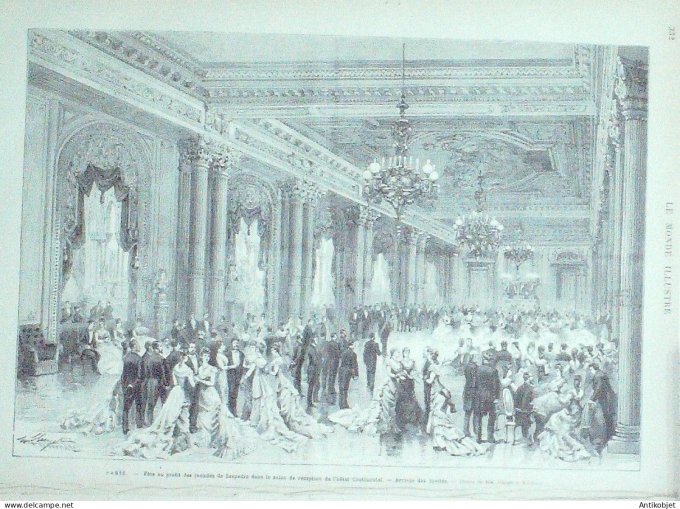 Le Monde illustré 1879 n°1156 Marseille (13) Abbé de l'épée Victor Hugo