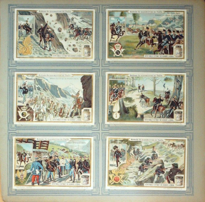 Scènes De Manoeuvres En Italie 1912